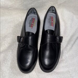 Iron Age Men's Black Slip-On Loafers